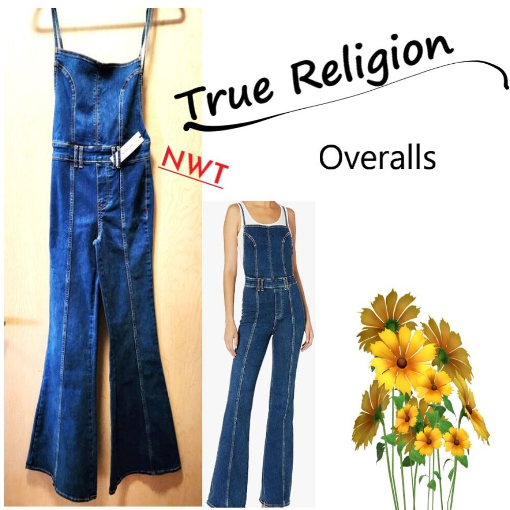 TRUE RELIGION Overalls   **NWT**